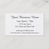 国のヒマワリによって風化させる木の壁 名刺 (裏面)