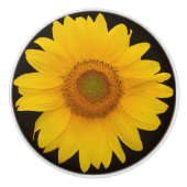 国のヒマワリの円形の陶磁器の引き セラミックノブ (正面)