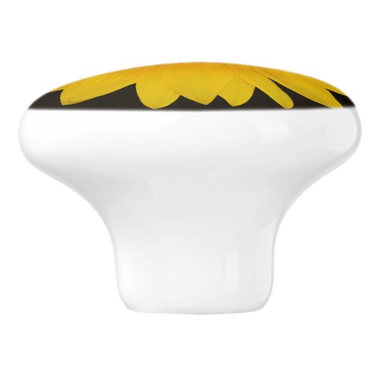 国のヒマワリの円形の陶磁器の引き セラミックノブ (側面)