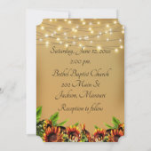 国のヒマワリの結婚 招待状 (裏面)