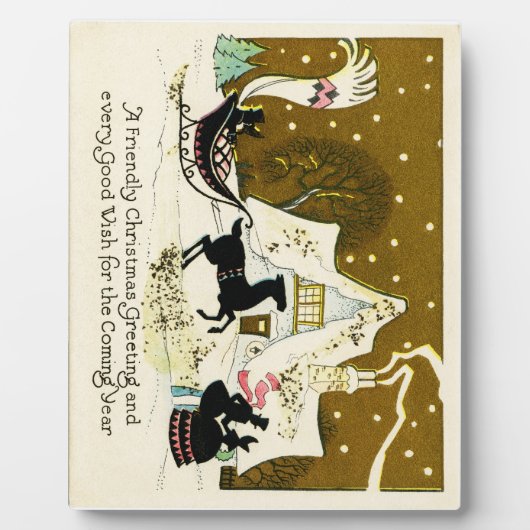 国のビクトリアンクリスマス フォトプラーク (正面)