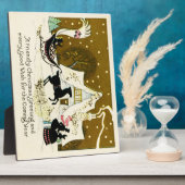 国のビクトリアンクリスマス フォトプラーク (側面)