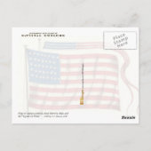 国のフラグ – ヴィンテージグラフ ポストカード (裏面)