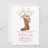 国のブライダルシャワーの招待状 招待状 (正面)