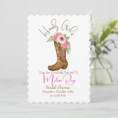国のブライダルシャワーの招待状 招待状 (スタンド正面)