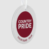 国のプライド オーナメント (正面)