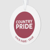 国のプライド オーナメント (正面)