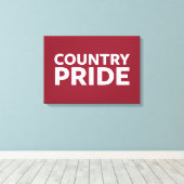 国のプライド キャンバスプリント (インサイチュ (ウッドフロア))