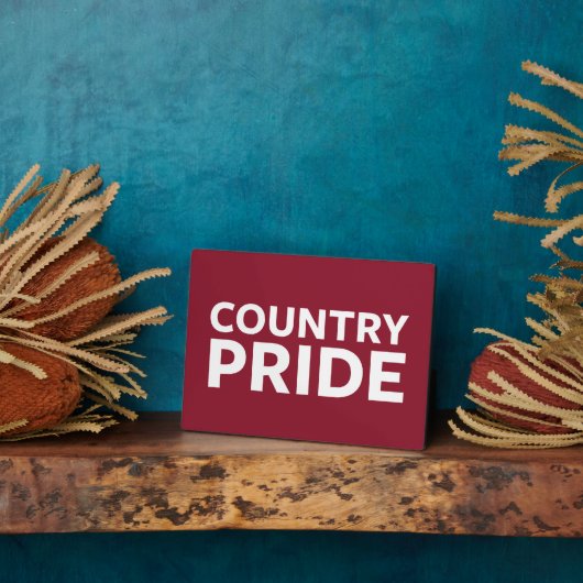 国のプライド フォトプラーク (側面)