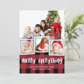 国のプレイドすべてメリーのクリスマスフォト シーズンカード (スタンド正面)