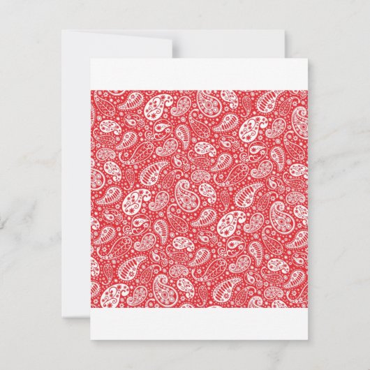 国のペイズリーの新生児の女の子の誕生の発表 案内状 (裏面)