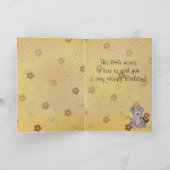 国のマウスBithday カード (内部)