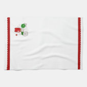 国のメーソンジャーのクリスマスタオル キッチンタオル (横)