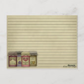 国のレシピカード ポストカード (裏面)