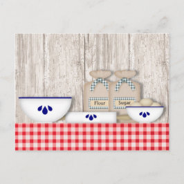 国のレシピカード ポストカード