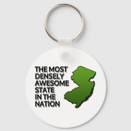 国の中で最も素晴らし人口密度の高い州 キーホルダー