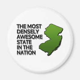 国の中で最も素晴らし人口密度の高い州 マグネット