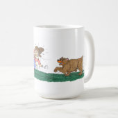 "国の人"のマグ コーヒーマグカップ (正面右)