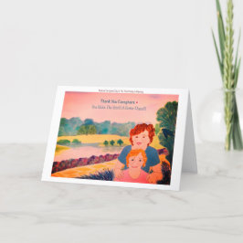 国の介護者の感謝の日ありがとう車 サンキューカード