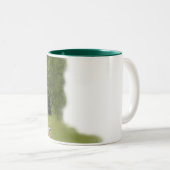 国の側面の乗車 ツートーンマグカップ (正面右)