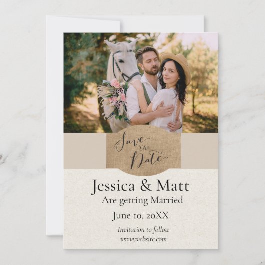 国の写真の保存日付 セーブザデート (正面)