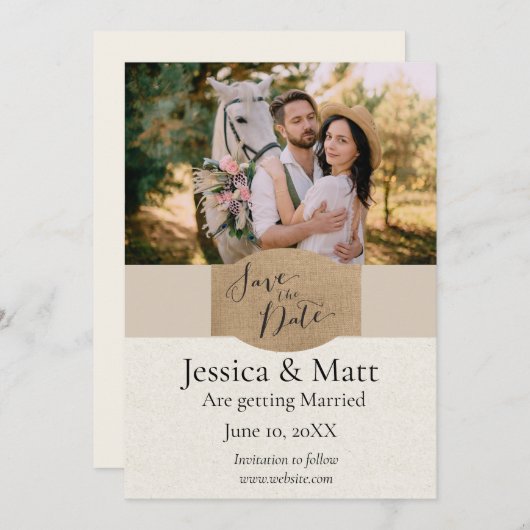 国の写真の保存日付 セーブザデート (正面/裏面)