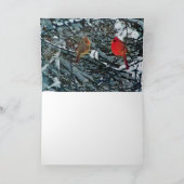 国の冬，クリスマスカード シーズンカード (内部)