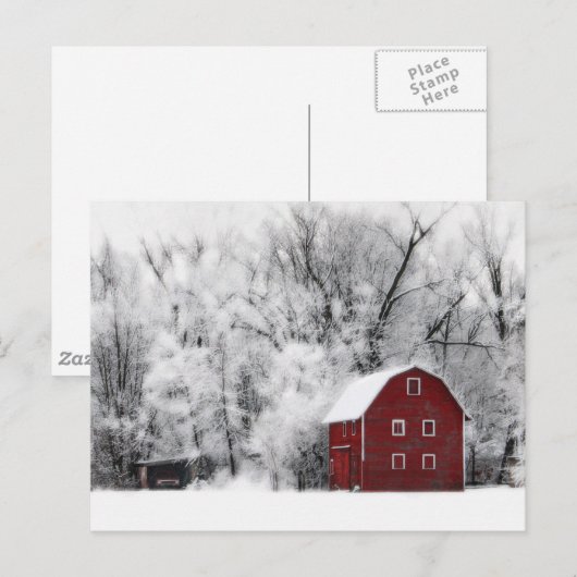 国の冬 ポストカード (正面/裏面)