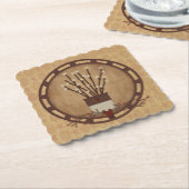 国の初期の明るい枝 ペーパーコースター (アングル)