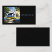 国の古風な教会 名刺 (正面/裏面)