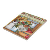 国の台所窓、オンドリ タイル (側面)