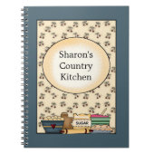 国の台所青のノート ノートブック (正面)