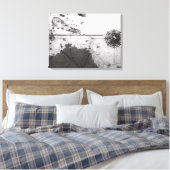 国の地図 キャンバスプリント (インサイチュ (寝室))