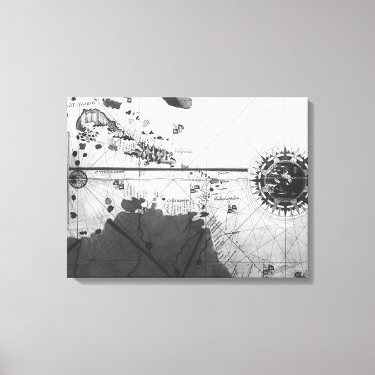 国の地図 キャンバスプリント (正面)