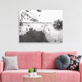 国の地図 キャンバスプリント (インサイチュ (リビング))