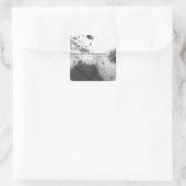 国の地図 スクエアシール (バッグ)