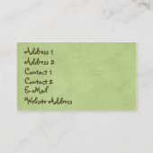 国の庭師 名刺 (裏面)