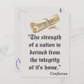 国の強み民主党の投票!ポストカード ポストカード (正面/裏面)