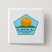 国の恥 缶バッジ (正面)