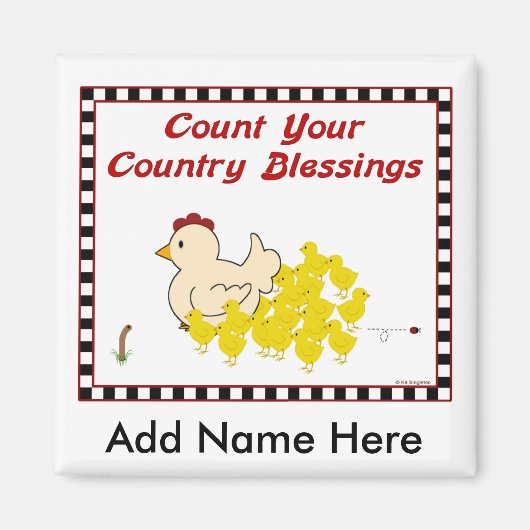 国の恵み マグネット (正面)