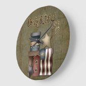 国の時計 ラージ壁時計 (傾斜)