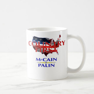 国の最初のMcCain Palinの2008年のコーヒー・マグ コーヒーマグカップ