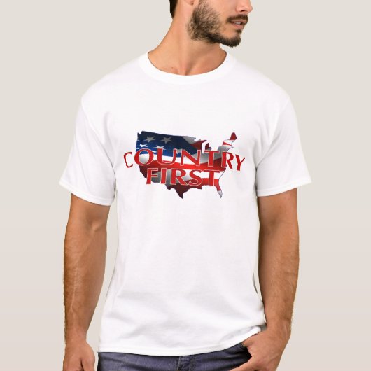 国の最初TシャツはMcCain Palinをからかいます Tシャツ (正面)