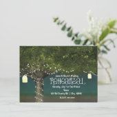 国の木素朴の文字列ライトリハーサルディナー 招待状 (スタンド正面)