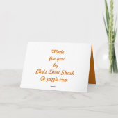 国の歩行 カード (裏面)