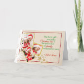 国の段フェイクボール写真クリスマスカード シーズンカード (正面)