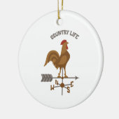 国の生活 セラミックオーナメント (左)