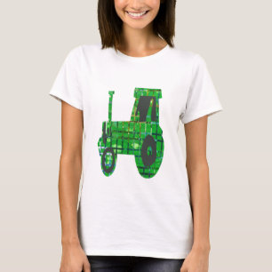 国の田園栽培者、農場トラクター Tシャツ