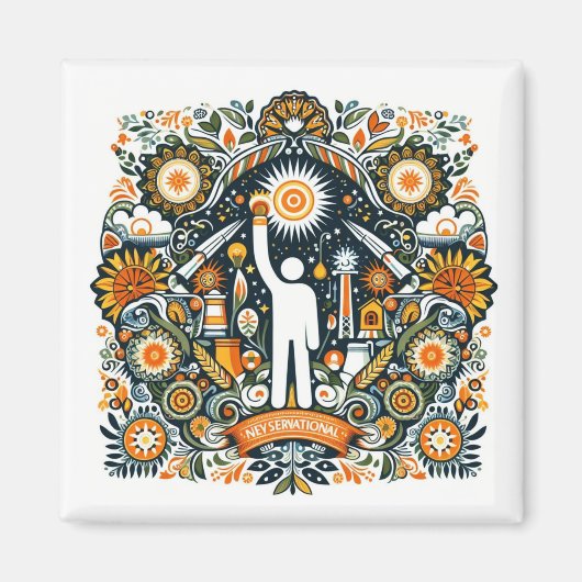 国の省エネ記念日 マグネット (正面)