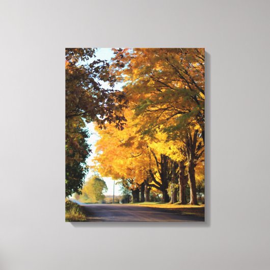 国の紅葉 キャンバスプリント (正面)